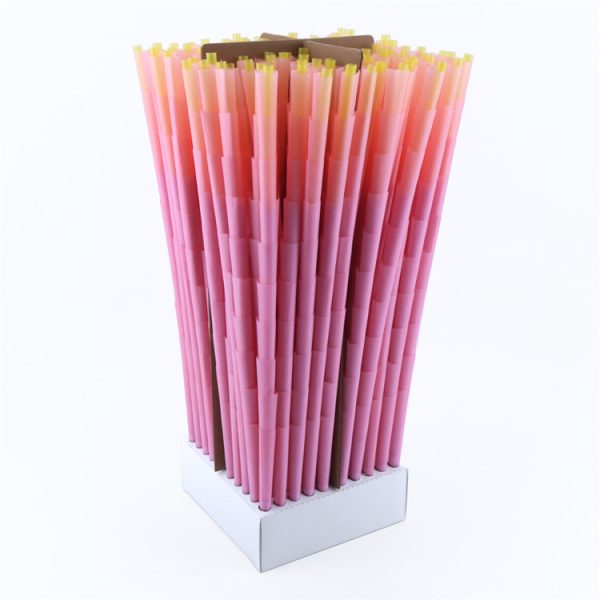 1000pcs Pink Wood Paper Pre-rolled Cones