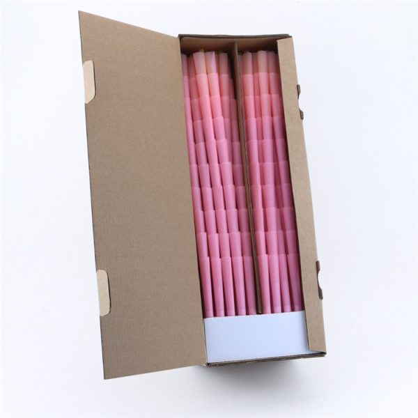 1000pcs Pink Wood Paper Pre-rolled Cones