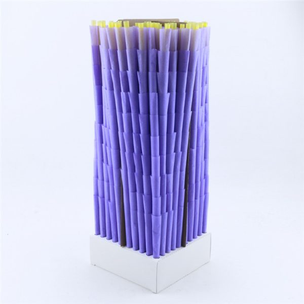 1000pcs purple wood paper pre-rolled cones