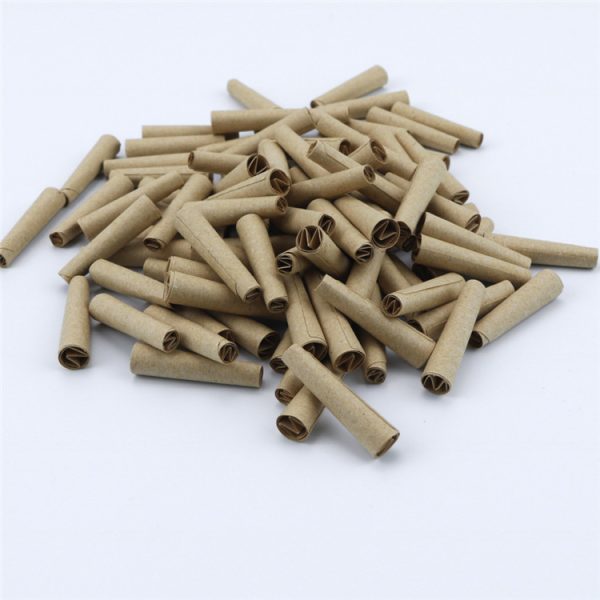 Brown Pre-Rolled Paper Filter Tips M