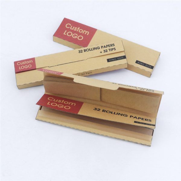 Custom king size rolling paper booklets