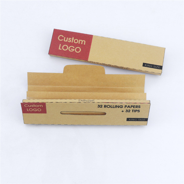 Custom king size rolling paper booklets