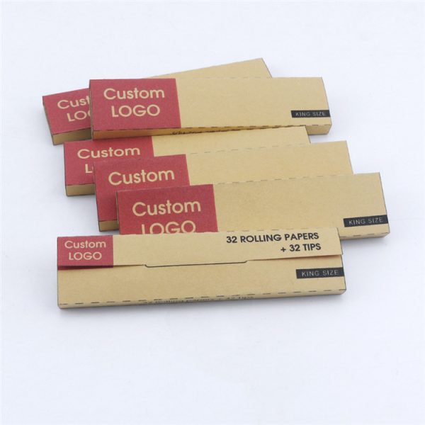 Custom king size rolling paper booklets