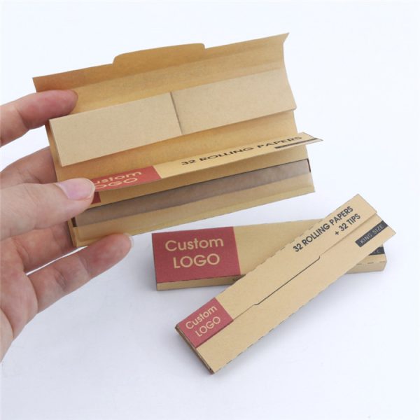 Custom king size rolling paper booklets