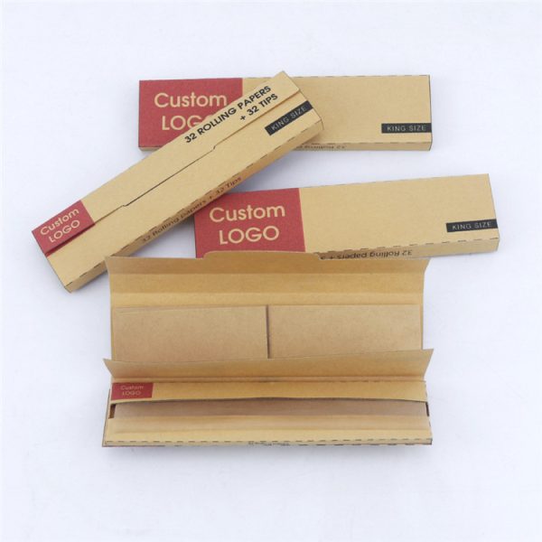 Custom king size rolling paper booklets