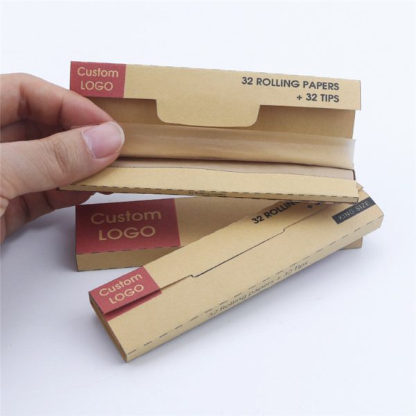 Custom king size rolling paper booklets